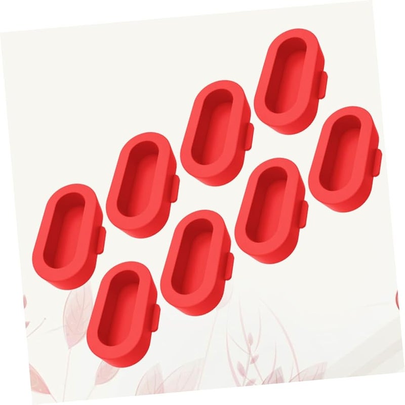 Red USB Charger Cover Dust Protector Caps For Garmin Fenix 5 5s 5x Watches - Image 2